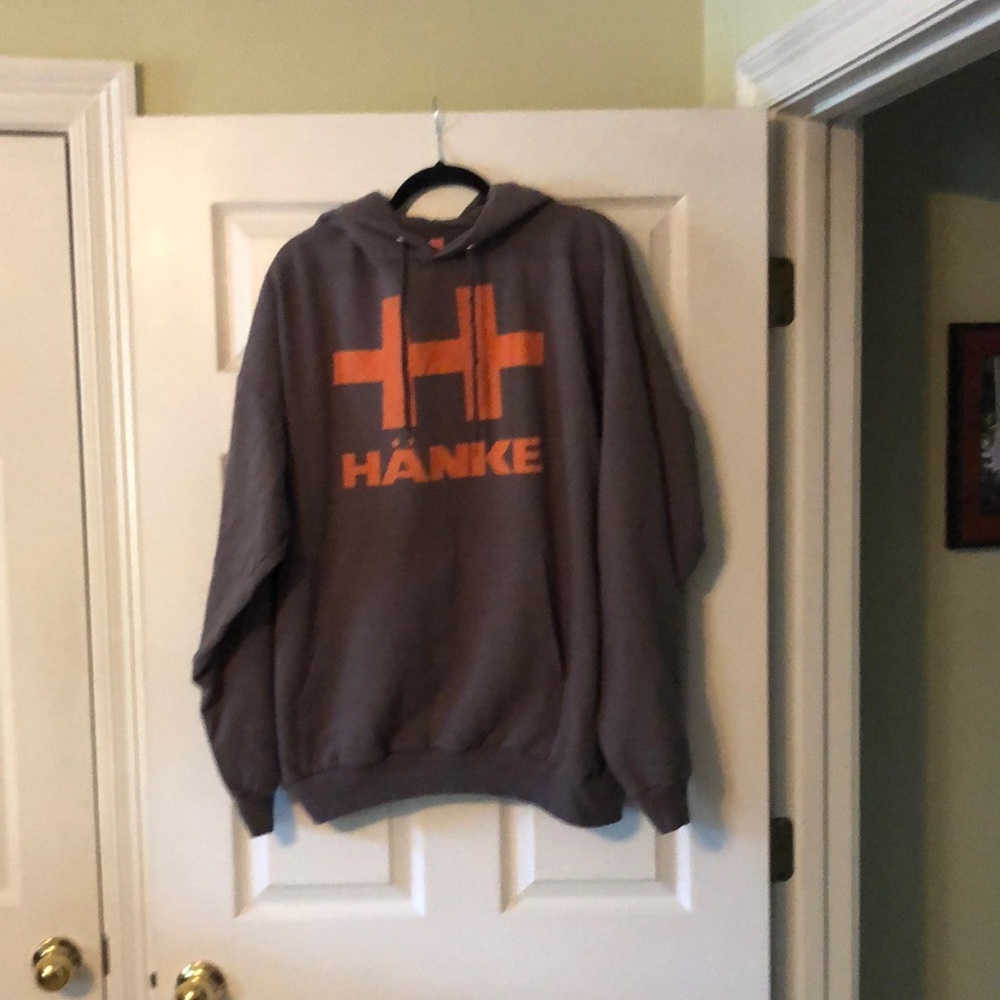Olive Green Hanke sweatshirt hoodie Sz 3x